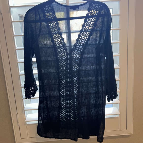 Women’s Beach Cover Up - Size Medium 100% Cotton - Picture 2 of 7